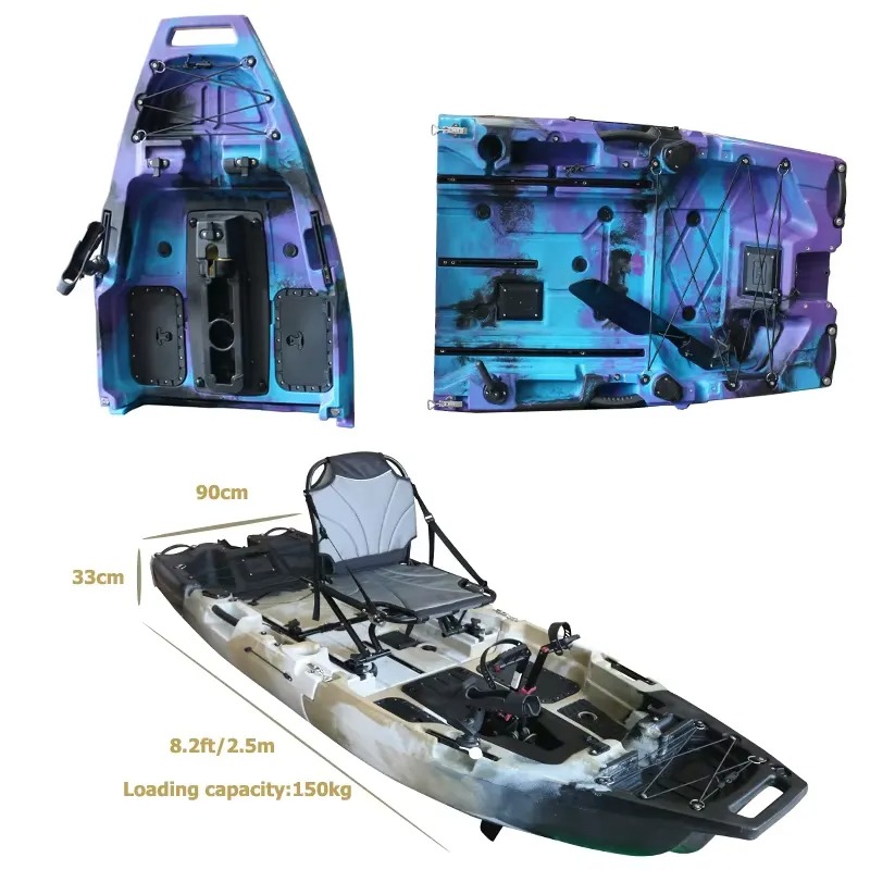8ft Modular Single Seat Fin Pe - đánh giá và giá Fishing Kayak Seat